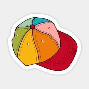 Rainbow cap Sticker